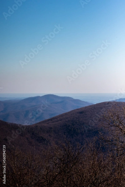 Obraz sunset in the mountains