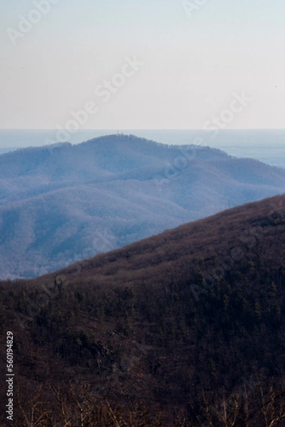 Fototapeta landscape with clouds