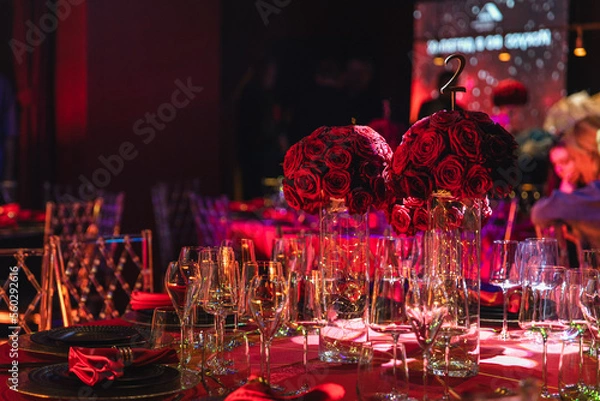 Obraz Wedding decoration red