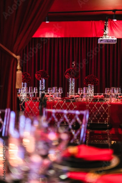 Obraz Wedding decor red