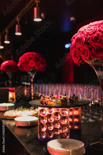 Obraz Wedding decor red