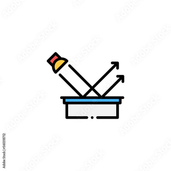 Obraz light reflection icon