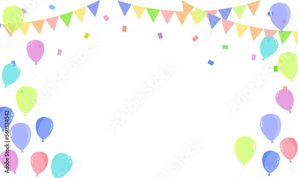 Obraz 風船とガーランド