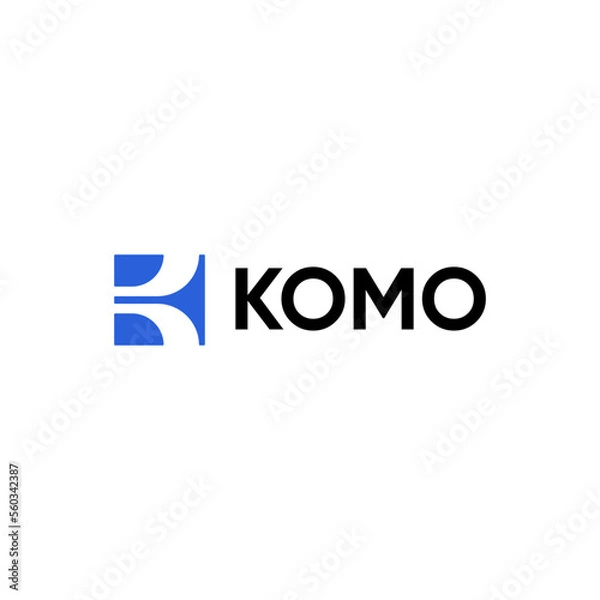 Obraz Letter K logo concept