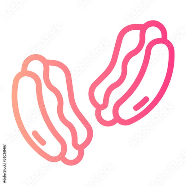 Fototapeta Line Gradient gradient icon