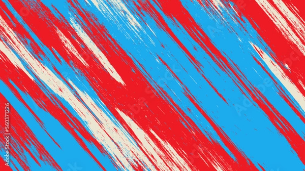 Fototapeta Drawing Abstract Bright Colorful Diagonal Stripe Grunge Texture Background