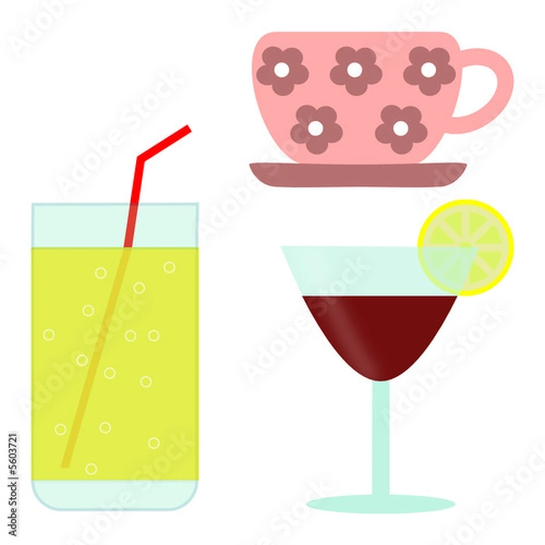 Obraz Drink - cliparts