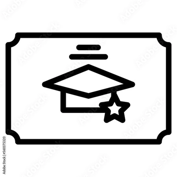 Fototapeta certificate line 