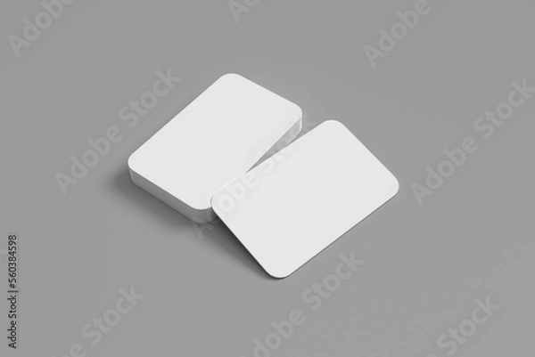 Fototapeta 3d render ID card attribute
