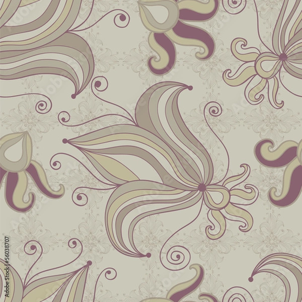 Obraz Seamless floral pattern
