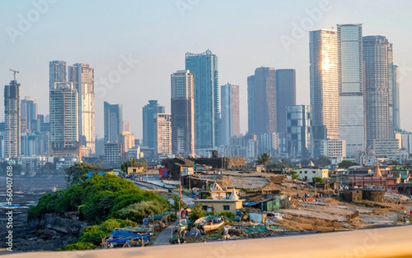 Fototapeta The Worli Fort is a fort in Worli, Mumbai, India. Often wrongly assumed to be built by the Portuguese but built by the British around 1675 on the Worli hill. 