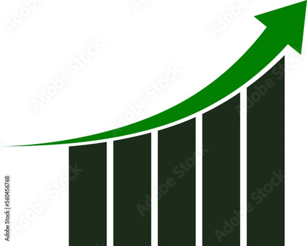 Obraz High return investment icon