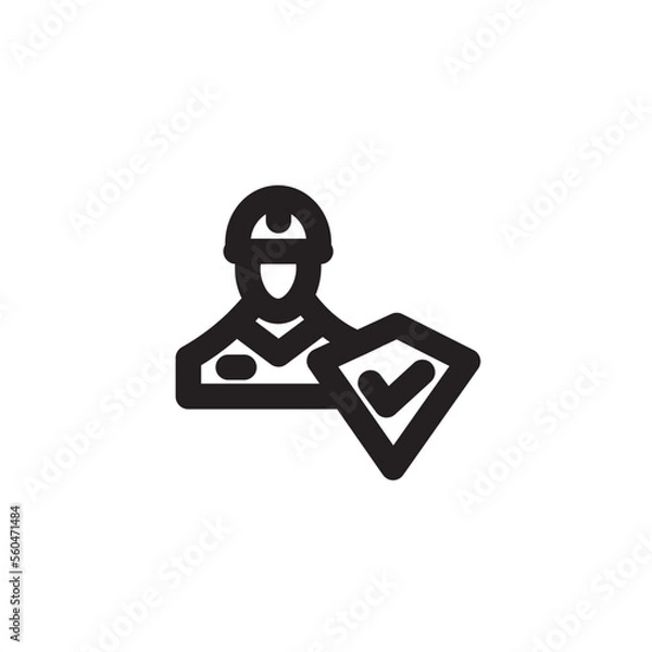 Obraz Worker Outline Icon