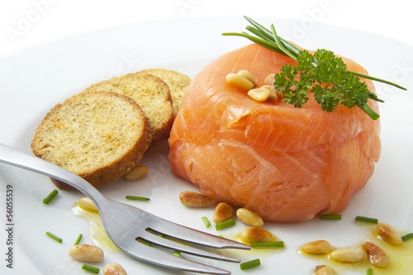 Fototapeta Filled salmon