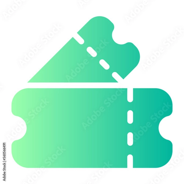 Obraz Flat Flaticon gradient icon