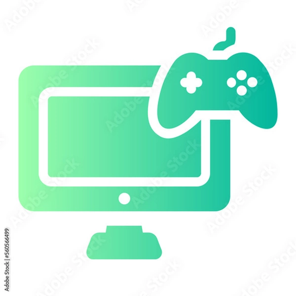 Obraz Flat Flaticon gradient icon