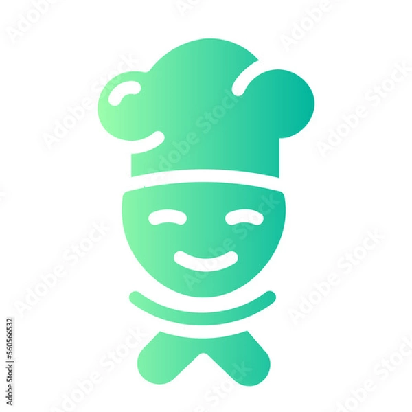 Fototapeta Flat Flaticon gradient icon