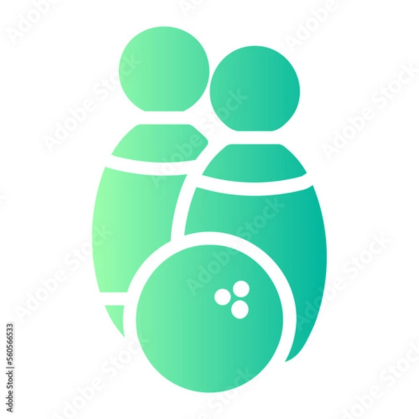 Obraz Flat Flaticon gradient icon