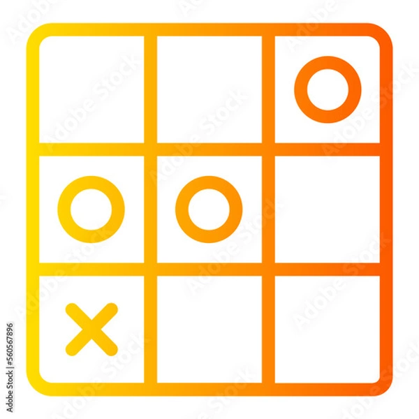 Fototapeta Line Gradient gradient icon