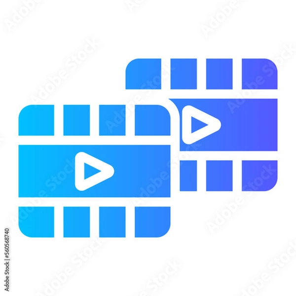 Fototapeta Flat Gradient gradient icon