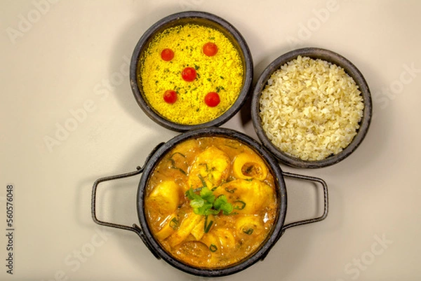 Obraz comida brasileira, moqueca vegana