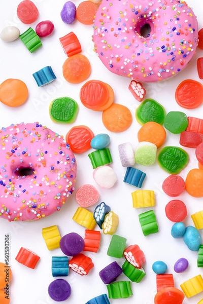 Obraz doces, balas coloridas