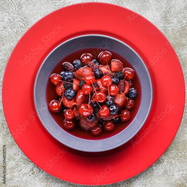 Obraz frutas vermelhas