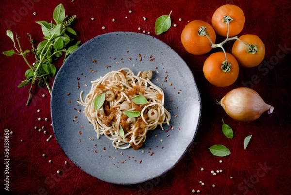 Fototapeta espaguete