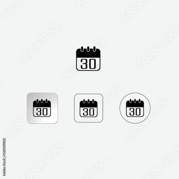 Obraz Calendar icon calendar vector icon calendar button symbol