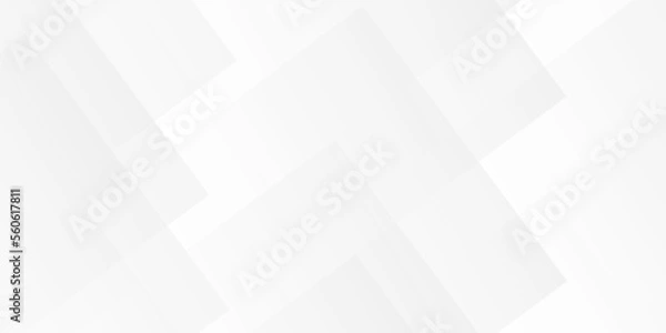 Fototapeta Abstract white and gray background with lines white light & grey background. Space design concept. Decorative web layout or poster, banner. White grey background vector design. 
