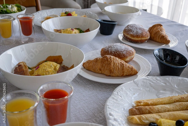 Obraz 朝食 ホテル ルームサービス