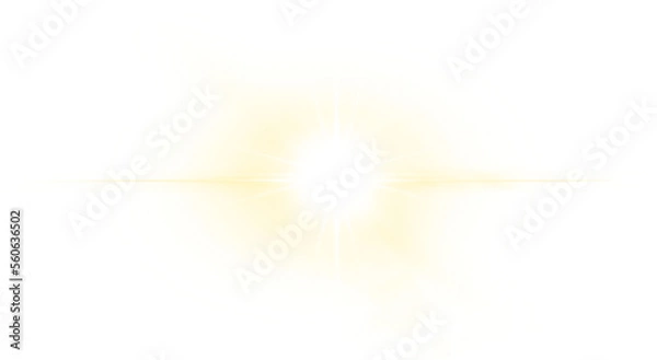 Obraz Transparent abstract sun flare light