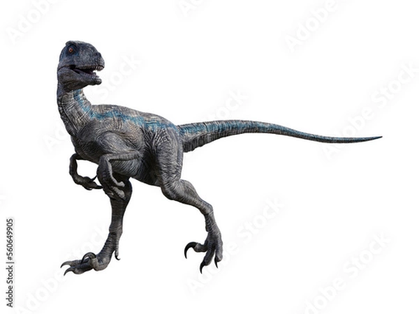 Obraz Dinozaur Velociraptor 3D Render
