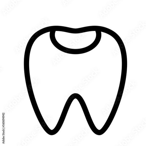 Fototapeta cavity vector icon