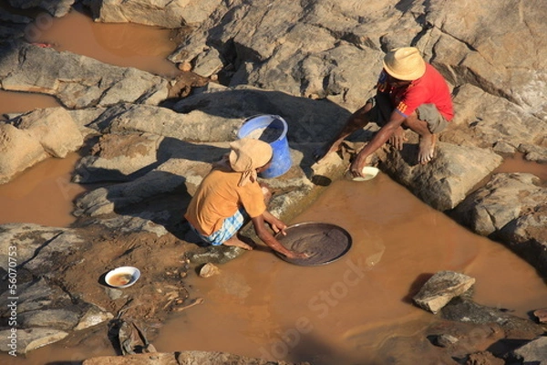 Obraz orpailleurs malgaches