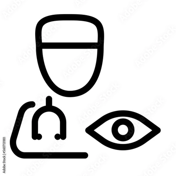 Fototapeta ophthalmologists icon