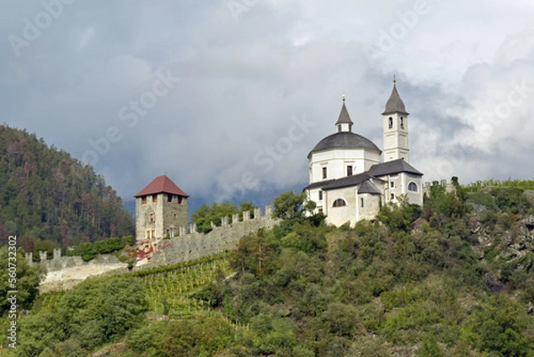 Fototapeta Liebfrauenkirche (Säben) in Südtirol