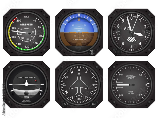 Obraz Przyrządy lotnicze