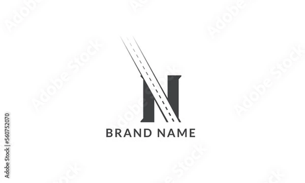 Fototapeta a,b,c,d,e,f,g,h,i,j,k,l,m,n,o,p,q,r,s,t,u,v,w,x,y,z,road, logo, icon, street, vector, curve, route, turn, asphalt, traffic, concept, illustration, symbol, emblem, journey, pictogram, design, lane, gre