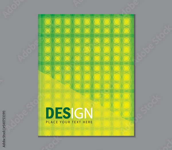 Fototapeta abstract background for booklet, cover page vector design 