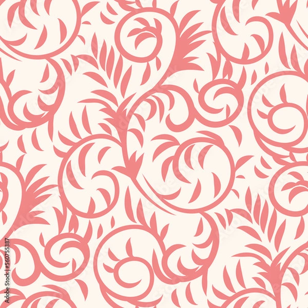 Fototapeta Seamless pattern  with flowers