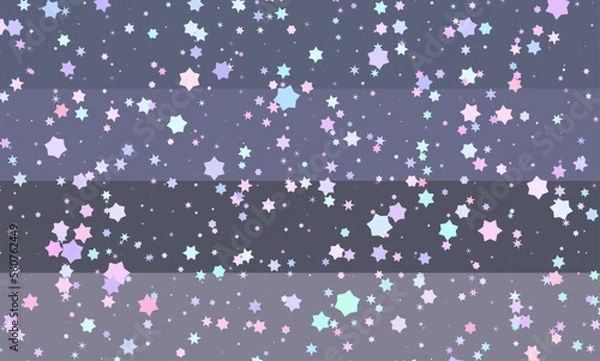 Fototapeta 夢のお菓子のような星空