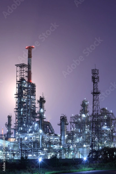 Obraz 工場夜景