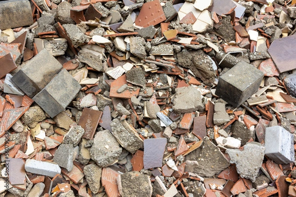 Obraz Bauschutt