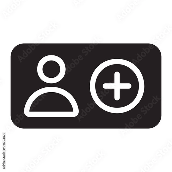 Fototapeta follower glyph icon