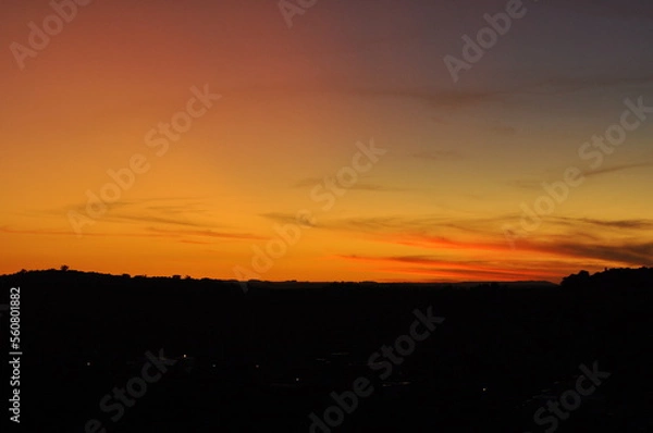 Obraz por do sol lindo entardecer 