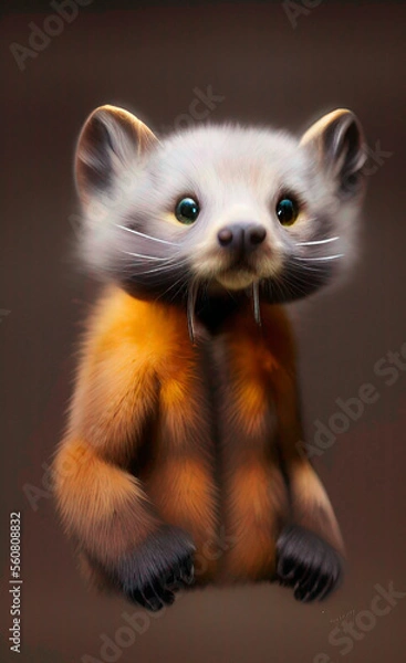 Fototapeta art fantastic marten