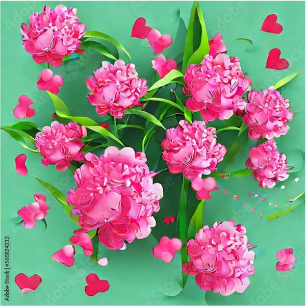 Fototapeta Pfingstrosen