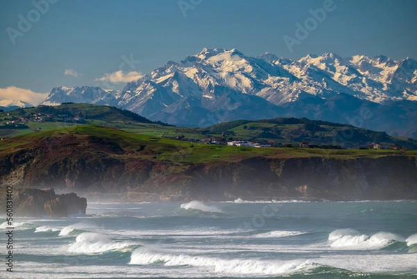 Fototapeta Cantabria coastline.