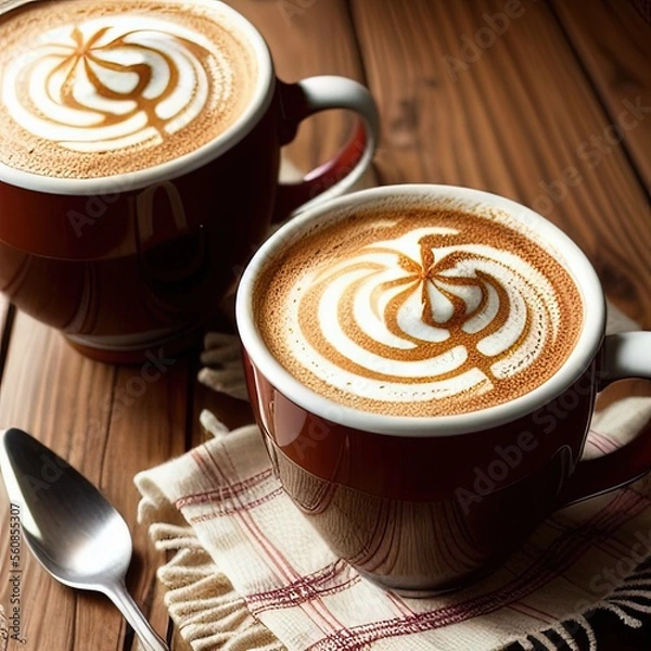 Fototapeta Hot Latte